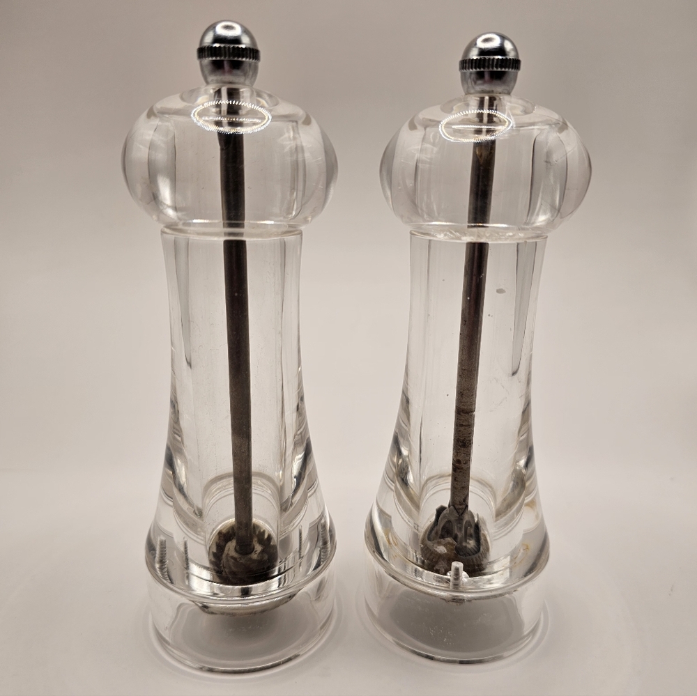 Peugeot Transparent Salt and Pepper Mills
